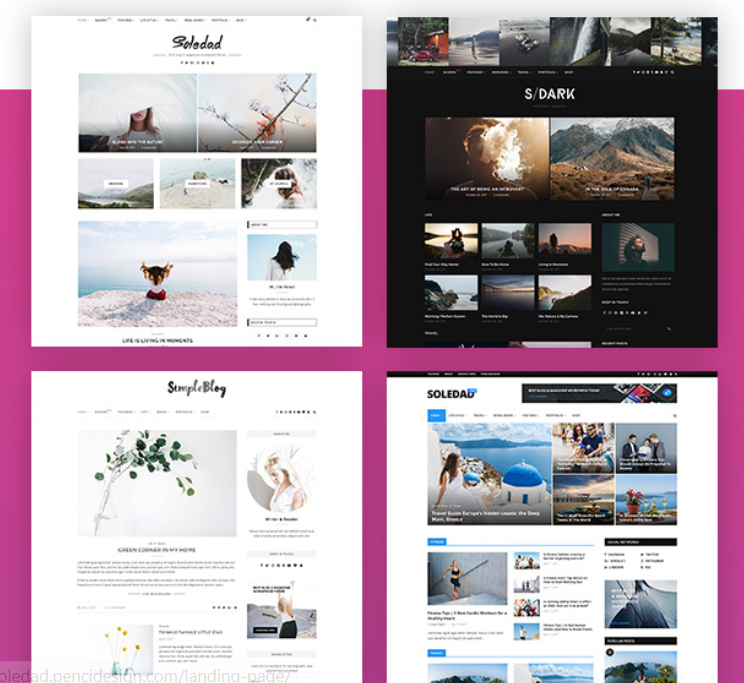 Soledad WordPress Theme layouts image