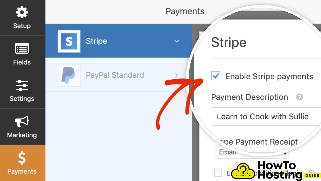enable stripe payments image
