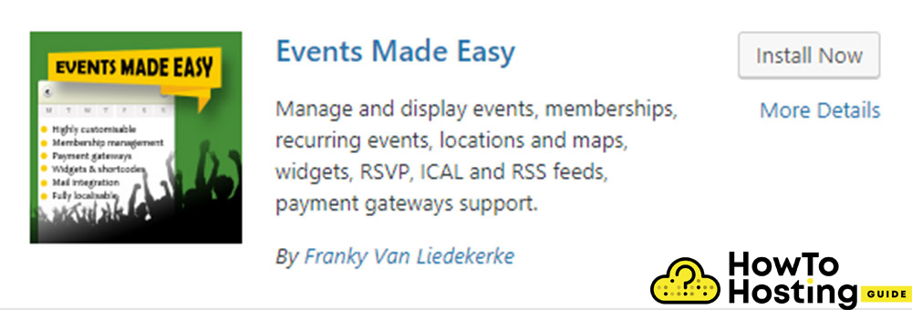 events made easy plugin image