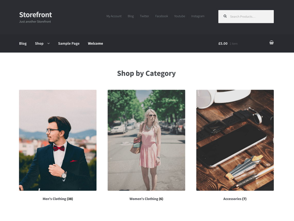 Storefront WordPress Theme Featured image