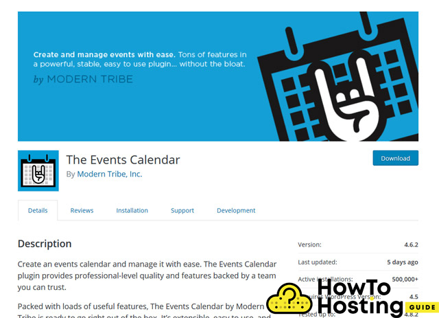 the events calendar plugin image