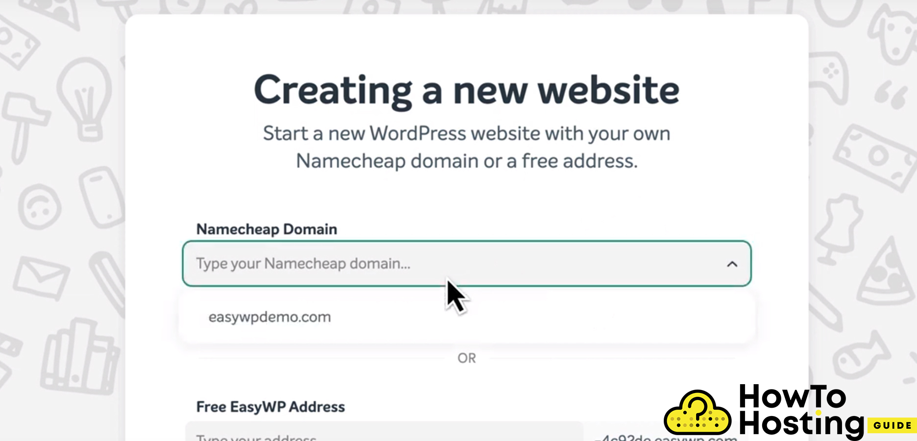 namecheap hosting domain choice image
