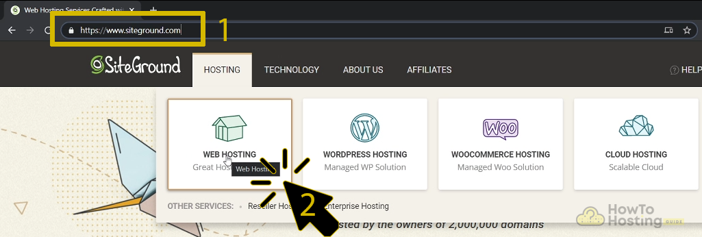 siteground hosting image