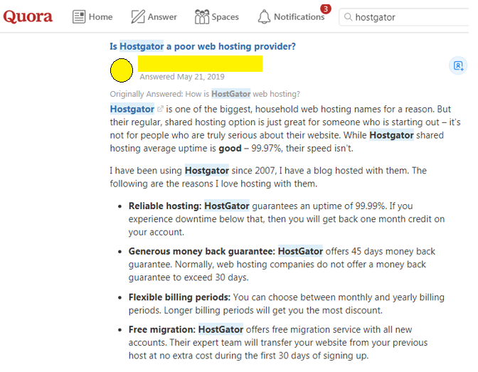 quora user review image 2