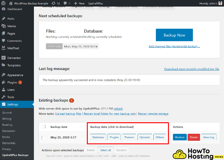 How to Backup Your WordPress Site