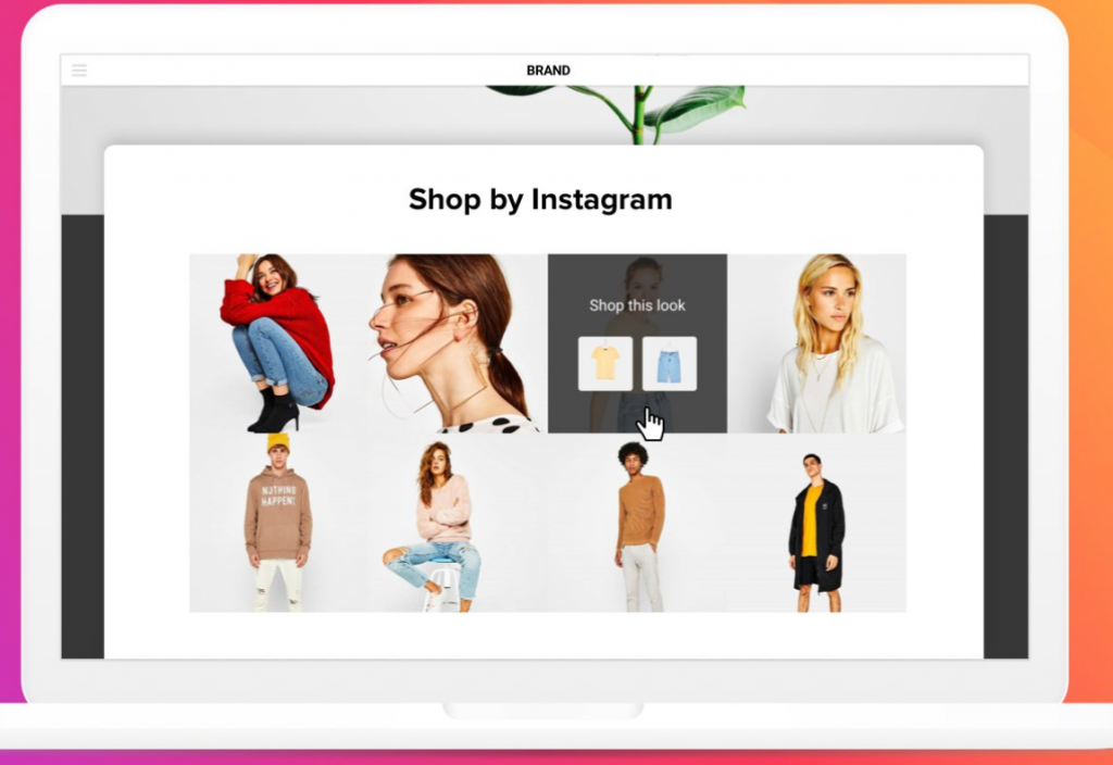 Instagram shopable feed image
