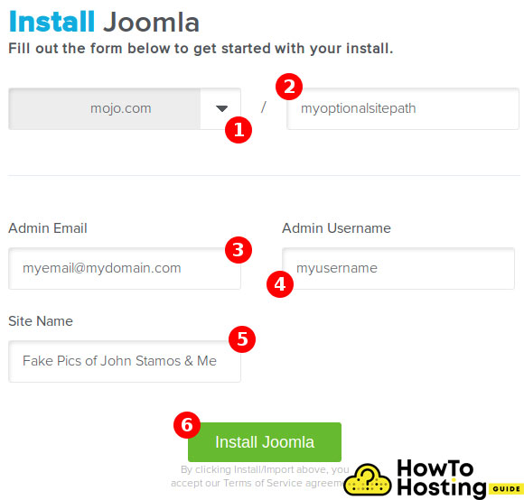 joomla installation on vps image