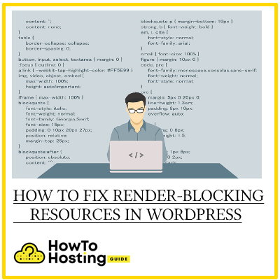 fix render-blocking resources wordpress image