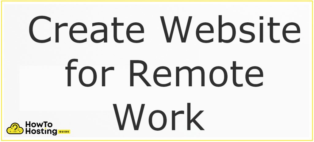 create website for remote work image