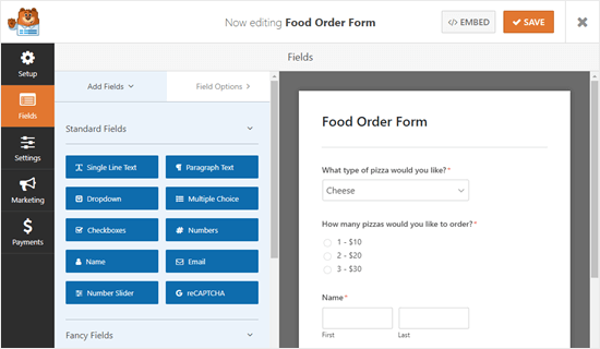 customize takeout order image