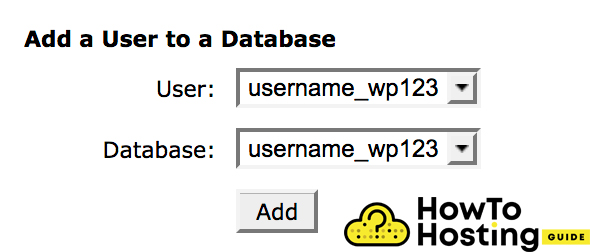 database username image