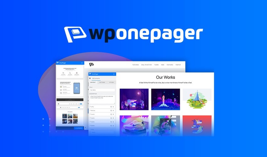 WPOnePager image