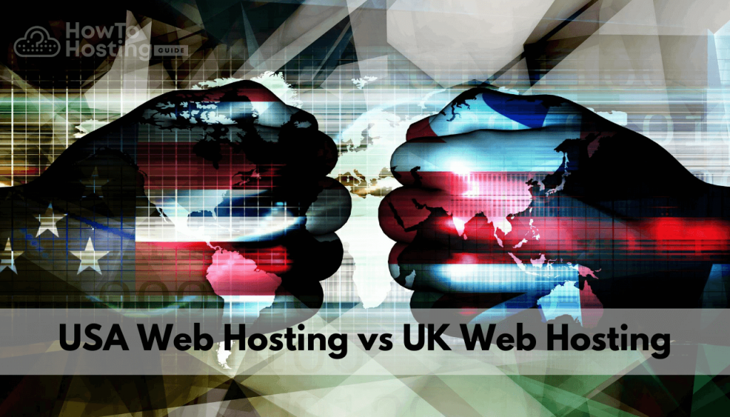 USA Web hosting vs UK Web Hosting logo image