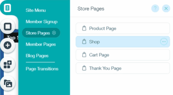 add pages on wix image