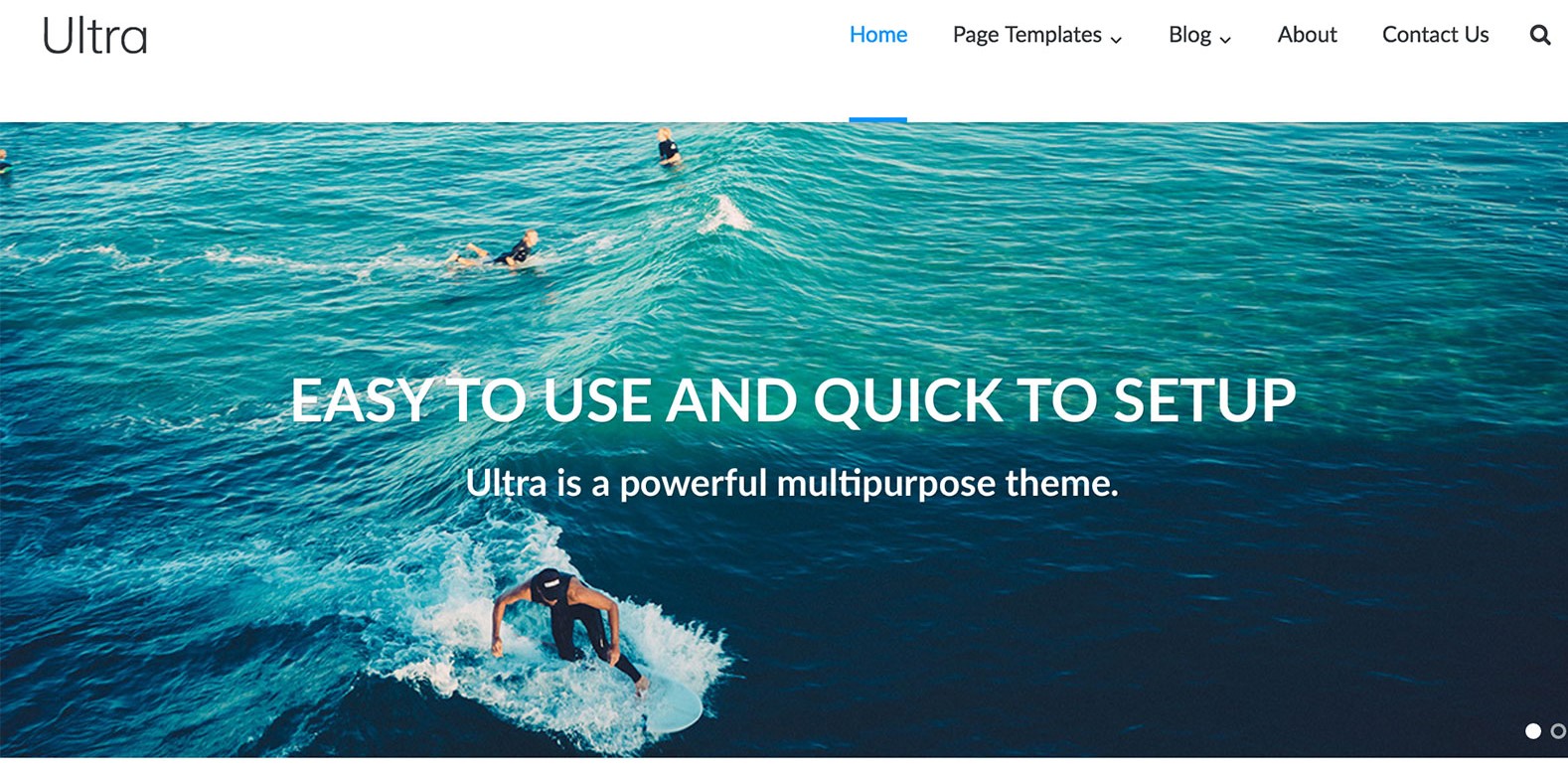 ultra WordPress theme image