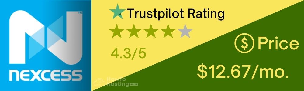 Nexcess WordPress Hosting Turstpilot rating